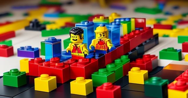 LEGO bricks symbolizing public spending