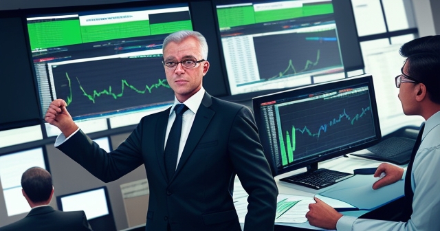 Illustration of principal trading concept