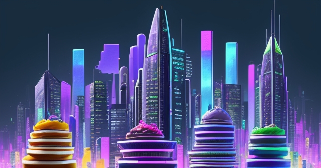 A digital marketplace showcasing liquidity pools