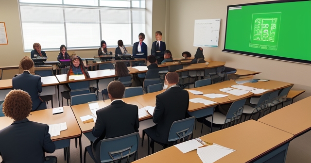 Business meeting discussing dividends