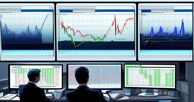 forex trading concept illustration