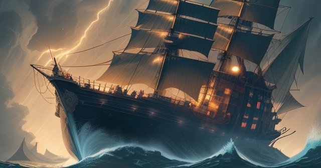 An illustration of a sturdy ship symbolizing knowledge
