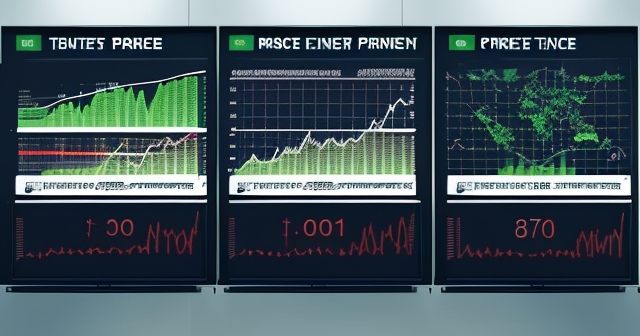 visual representation of bid and ask prices