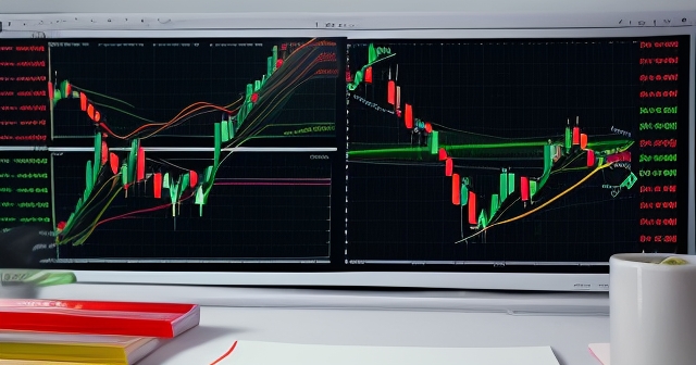 Successful trader celebrating profits