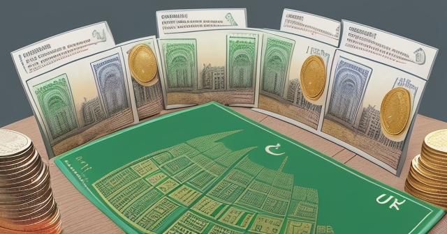 Artistic depiction of Oman's economic landscape with oil and trade