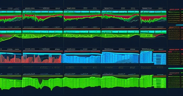 trader analyzing market data on screens