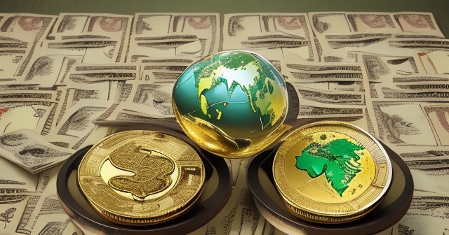 Graphs depicting currency exchange rates.