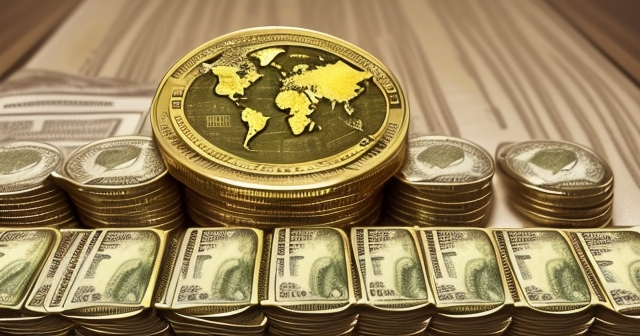 A businessman analyzing currency trends.