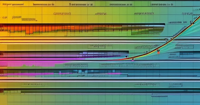 Candlestick patterns on a digital tablet