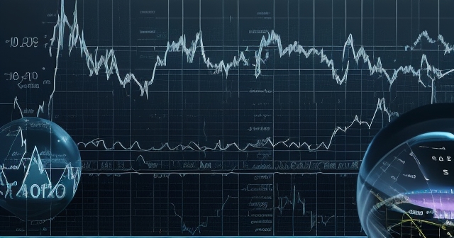 A dramatic stormy sea representing market volatility