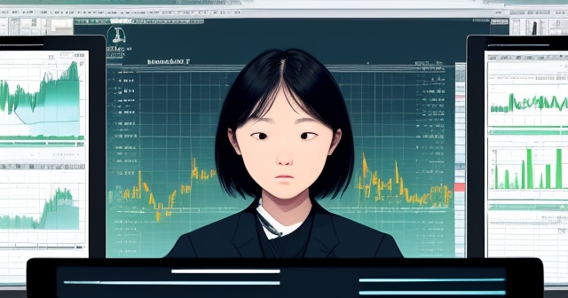 Chart patterns illustrating trading strategies and discipline