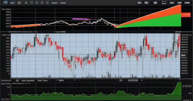 An illustration of bearish divergence on a price chart.