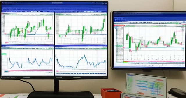 financial graphs and charts