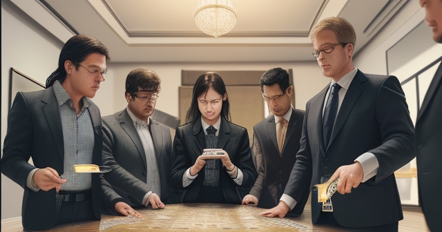 A person looking worried while examining a cryptocurrency chart