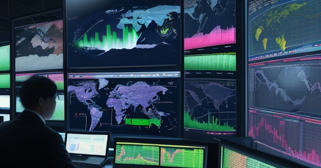 Diverse group of traders collaborating on strategies