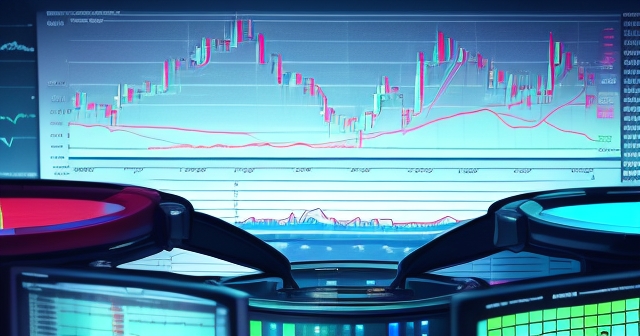 a trader analyzing candlestick patterns