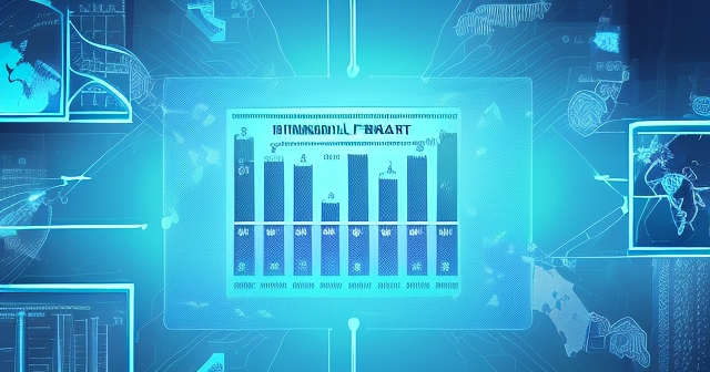 person analyzing global economy map