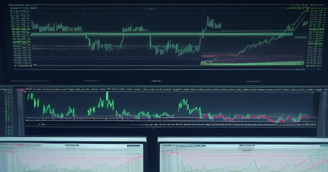 subdued trading floor with minimal activity