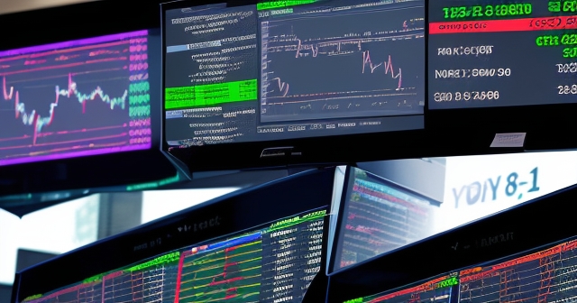 Stock market trading screen with IOC orders