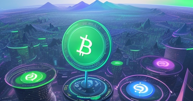 An illustration depicting a futuristic financial ecosystem