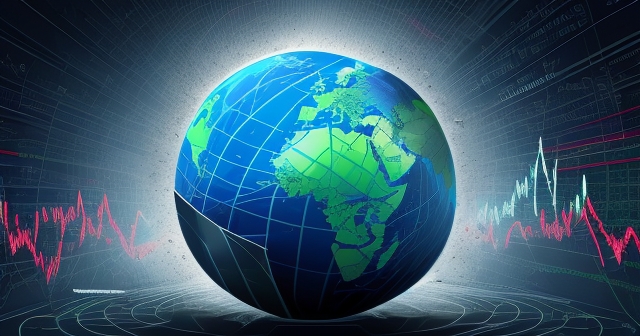 Concept of interconnected global trade systems