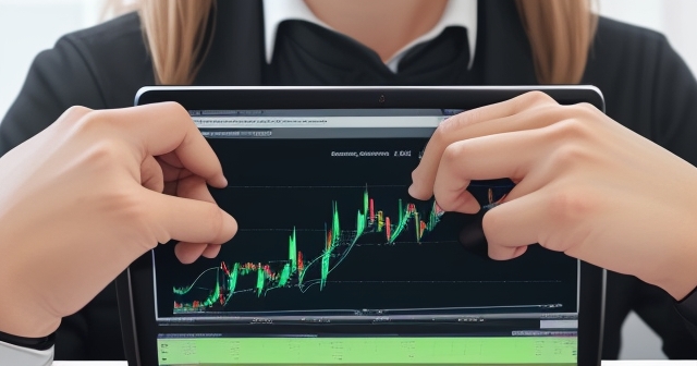 traders discussing data charts