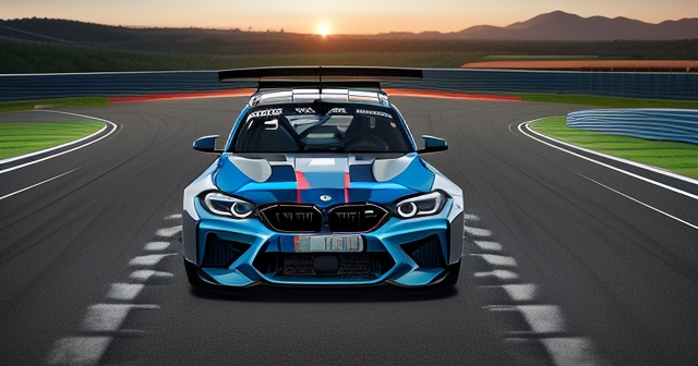 Stylish M2 parked in an urban setting