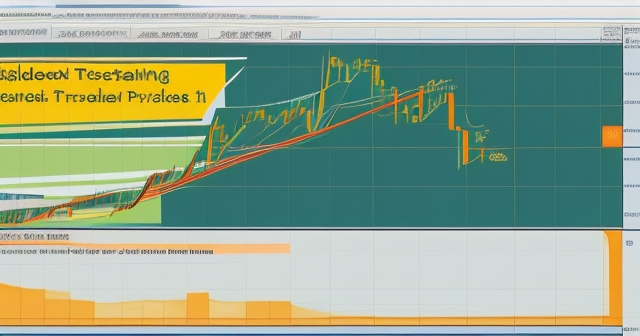 Stylish upward trending graph