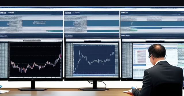 Trader evaluating broker fees and spreads