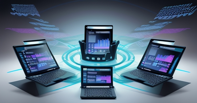 Conceptual image of AI in trading for BlackBerry