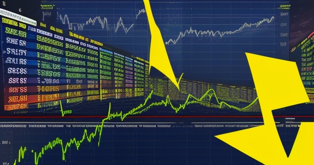 An investor analyzing forex charts