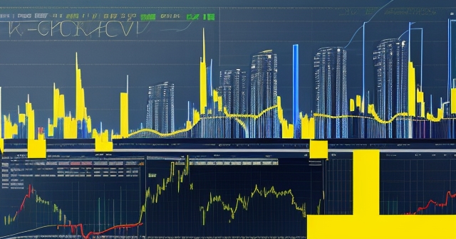 Abstract digital currency concept with e-krona
