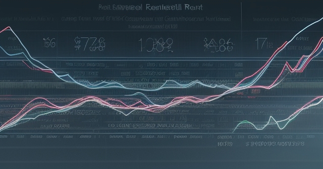 The Federal Reserve building surrounded by financial data.