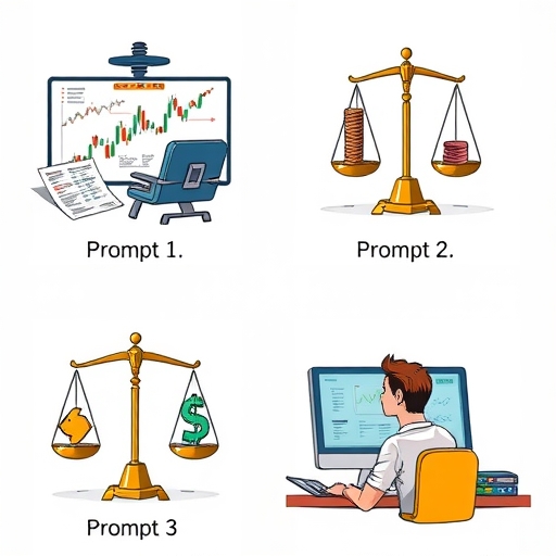 A trader analyzing currency charts with indicators and leverage metrics
