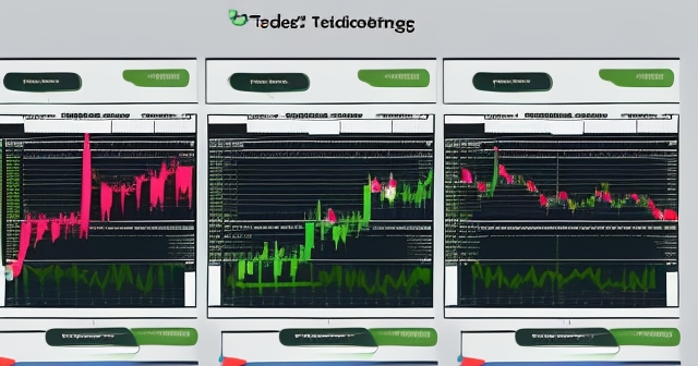 Illustration of bid and ask prices in a trading view