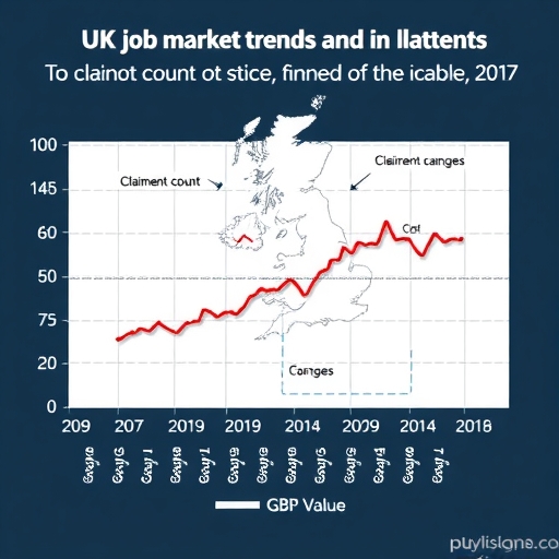 Illustration of economic indicators affecting financial markets