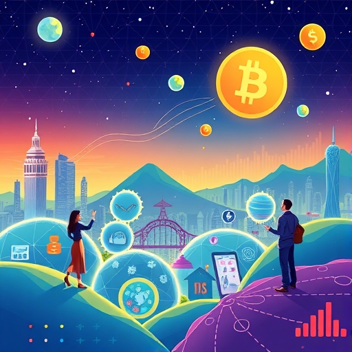 A journey through the Solana ecosystem showcasing decentralized applications and financial solutions.