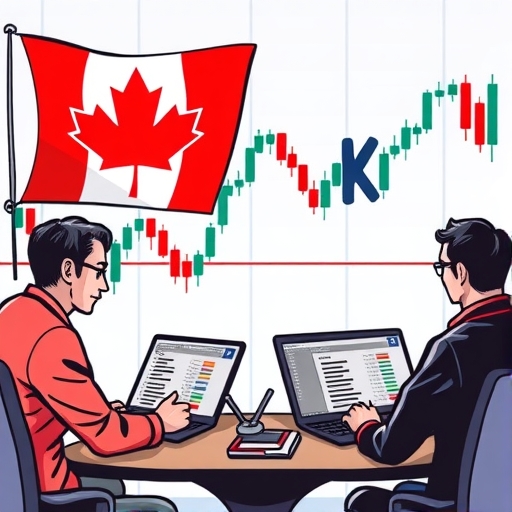 A dynamic forex trading chart