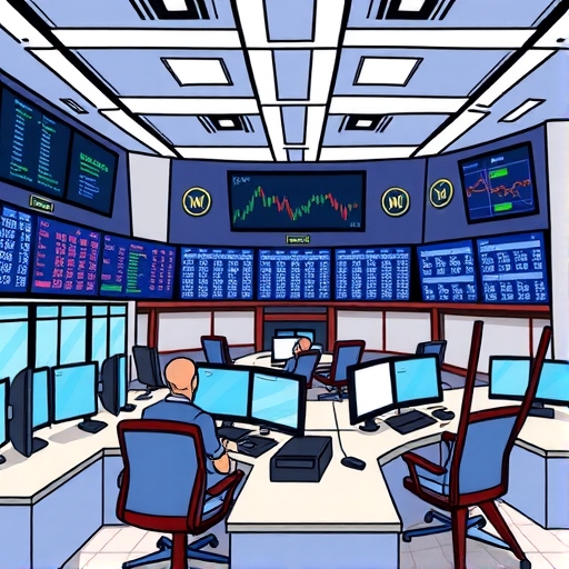 Charts depicting order blocks and market movements