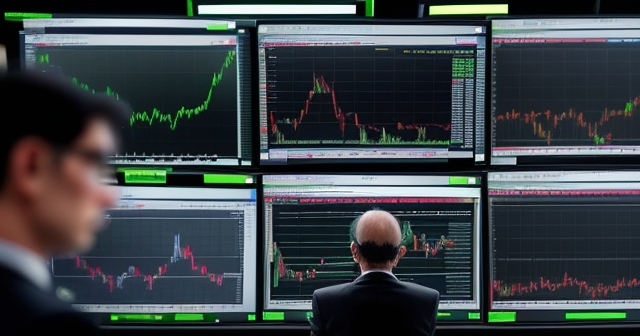 a scalper executing rapid trades on a platform