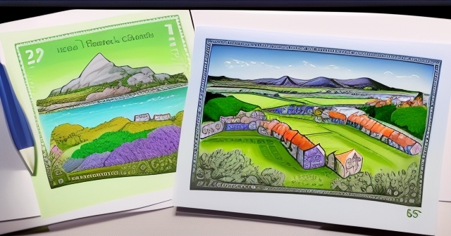 Vibrant colors symbolizing Guernsey's heritage