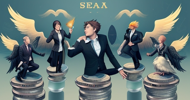 A balanced scale with stocks and bonds