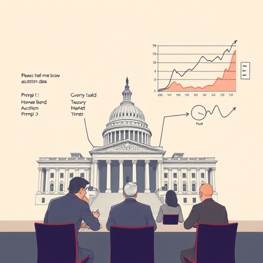 A chart showing bond yields and market trends