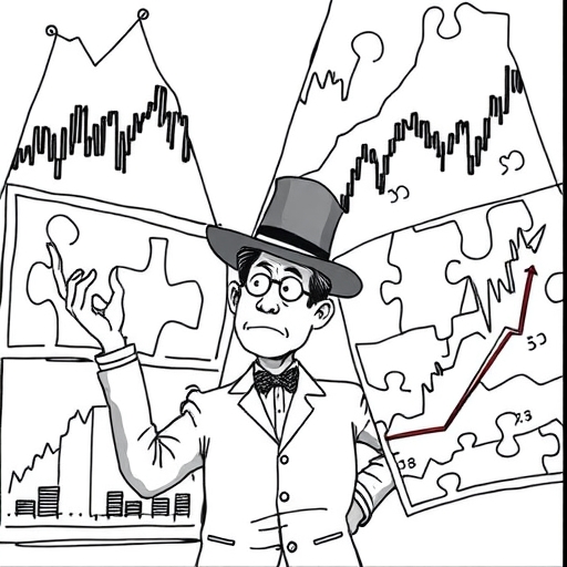 A puzzle piece fitting into a complex market graph
