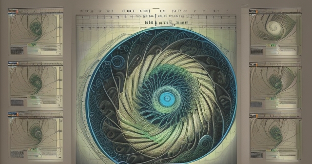 Map of Fibonacci sequence in trading charts