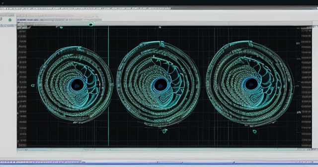 Creative visuals of Fibonacci spiral in financial markets