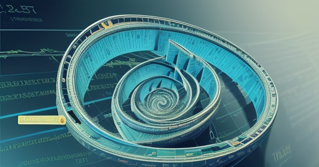 Illustration of Fibonacci extensions in cryptocurrency