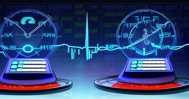 traders analyzing economic data
