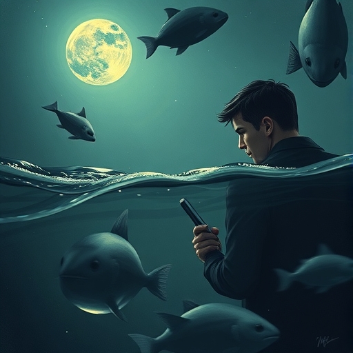Dark waters with hidden dangers lurking beneath