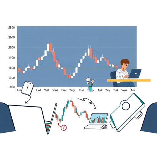 Price chart showing sideways trend